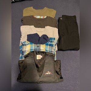 Toddler Boy’s Clothing Bundle with Vest and Pants